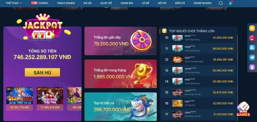 Trò chơi Vua Bắn Cá